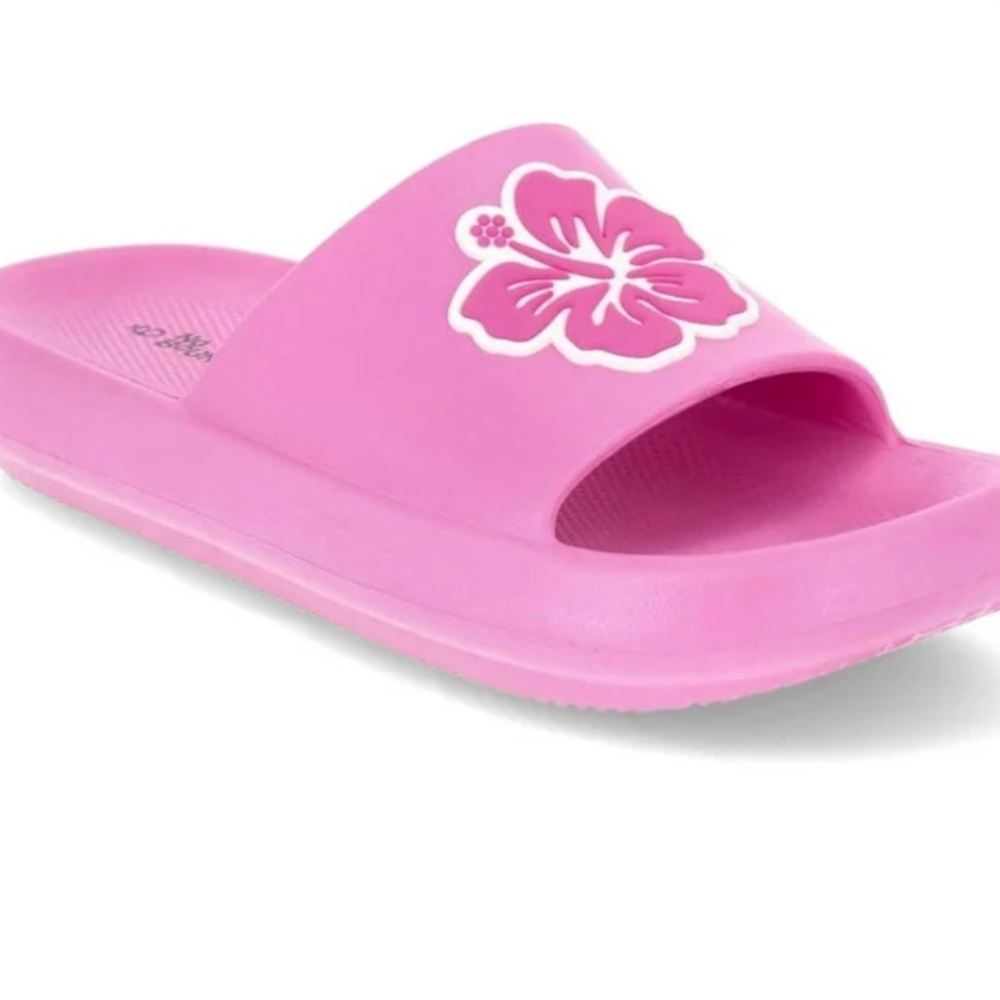 Pink Floral Slide Sandal’s